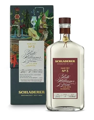 Schladerer Rarität No. 3 Rote Williams-Birne Edelbrand (43% vol)