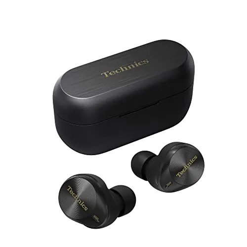 Technics EAH-AZ80E-K - Kabellose In-Ear-Ohrhörer mit Noise Cancelling, überlegener Klang und Multipoint Bluetooth für 3 Geräte