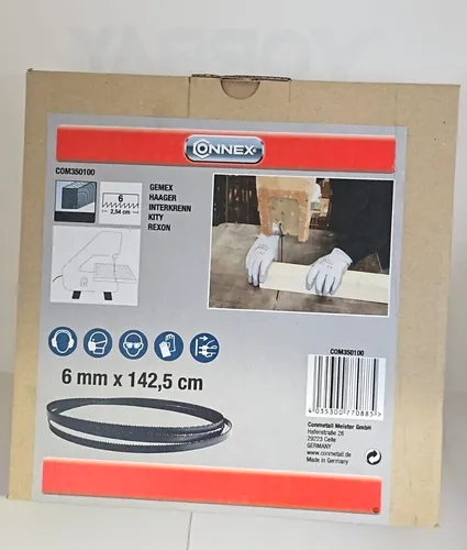 Connex Bandsägeblatt Holz 1425 mm Gesamtlänge 6 mm x 142,5 cm