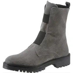 Heine Leder-Boots in Grau von Heine