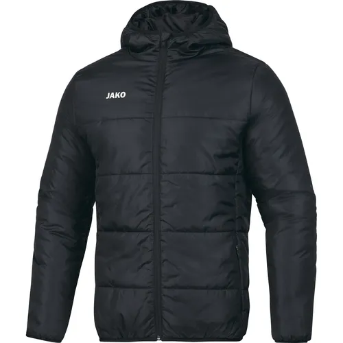 JAKO Unisex Steppjacke Basic in Schwarz, Größe XL - Funktionsjacke mit ultraleichter, wärmeisolierender Wattierung und elastischen Abschlüssen für optimalen Tragekomfort, ideal für Sport und Freizeit.