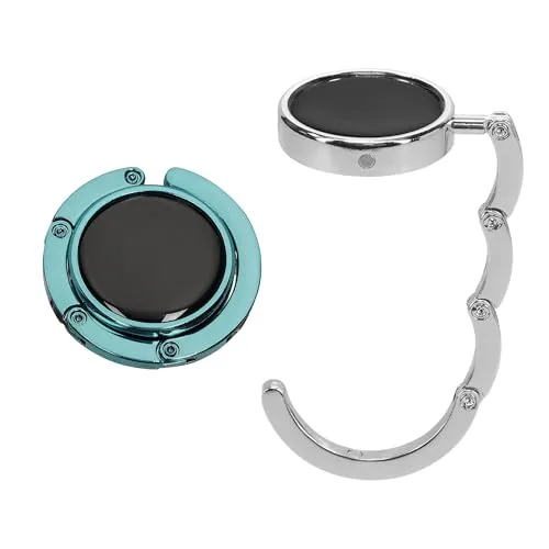 kwmobile Taschenhalter für Tisch in silber von kwmobile