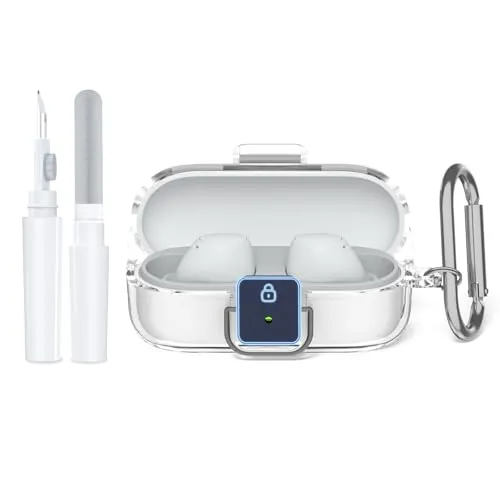 Kopfhörerschutzhülle Kompatibel mit Sony WF-C510 Case, TPU Stoßfest, 360-Grad-Schutz Gegen Stürze, Mit Ring-Laufbahn-Knoten, Enthält Einen Reinigungstift für Kopfhörerbox (transparent)