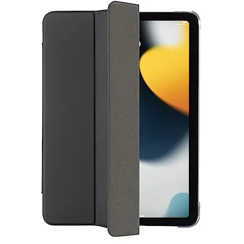 Hama Tablet-Hülle 227001 Fold Clear für iPad Air 6.Gen 2024, schwarz - Tablet-PC-Zubehör mit integrierter Schlaf- und Wach-Funktion, transparentem Design und robuster Standfunktion in zwei Stufen für optimalen Komfort.