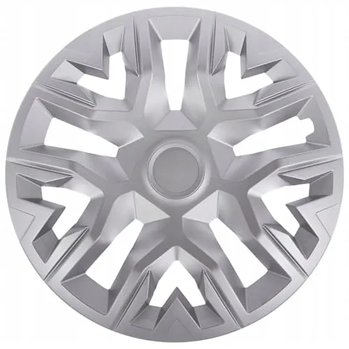 Radkappen Universal 14 Zoll The Best in Silber - Radkappen & Stahlfelgenringe, 4er Satz in schlagfestem, stahlverstärktem ABS-Kunststoff, einfach zu montieren und passend für die meisten Automodelle.