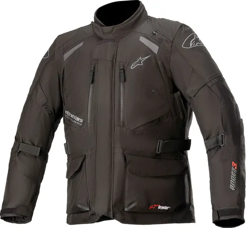 Alpinestars Andes V3 Drystar Motorrad Textiljacke 2XL, schwarz - Motorradjacke aus verstärktem Polyfasertextil mit 100% wasserdichter Drystar®-Membran und innovativem Belüftungssystem für optimalen Komfort bei jedem Wetter.