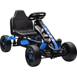 AIYAPLAY Gokart Tretauto mit Handbremse - Tretfahrzeuge für Kinder, mit automatischem Kupplungssystem und Vor- und Rückwärtsgang für müheloses Fahren – ideal für Kinder von 3-6 Jahren.