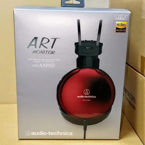 ATH-A1000Z Kopfhörer schwarz/rot mit Klinke - Over-Ear HiFi Kopfhörer mit 3.5mm Klinke für unvergleichlichen Klanggenuss und höchsten Tragekomfort.