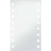 vidaXL Badezimmer-Wandspiegel mit LEDs 60x100 cm - Badspiegel mit integriertem LED-Licht für präzise Beleuchtung und angenehmes Ambiente. Ideal für Makeup und Pflege im Badezimmer, geprüft nach IP44 für Sicherheit in feuchten Räumen.