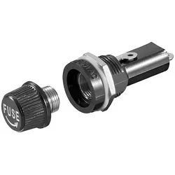 fixpoint Sicherungshalter für Größe 5x20 Schraubverschlußkappe