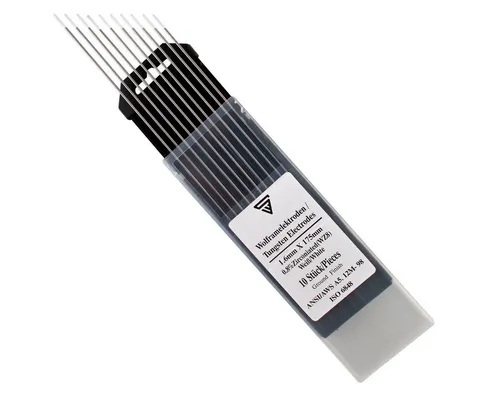 STAHLWERK Stabelektroden 10 x WIG Wolfram Schweißelektroden WZ Weiß 1,6 mm, (Packung), Thoriumfreie WZ8 Wolframelektroden mit 0,8% Zirkoniumoxid