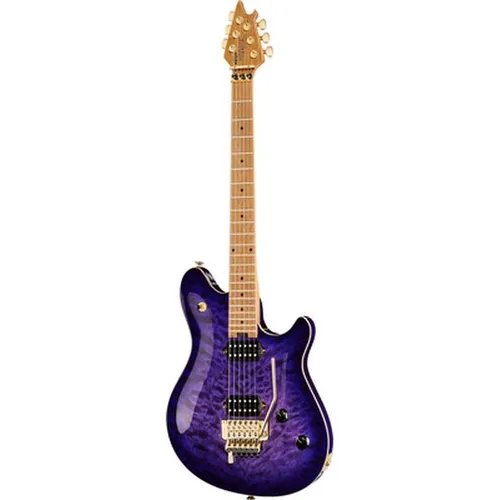 Evh Wolfgang Special QM Pu B-Stock E-Gitarre - B-Stock E-Gitarre in Purple Burst mit hochwertigem Quilt Maple und EVH-Branded Floyd Rose Tremolo; ideal für anspruchsvolle Gitarristen.