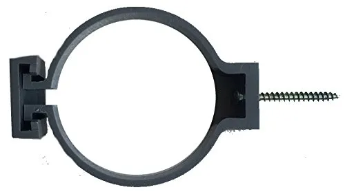 Kunststoff-Rohrschelle, 10er Sparset, Rohrhalterung, HT, KG, DN 70, DN 75, DN 100, DN 110 (DN 100/110)