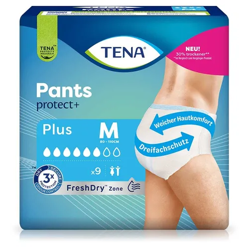 TENA Pants Protect Plus M, 9 Stück
