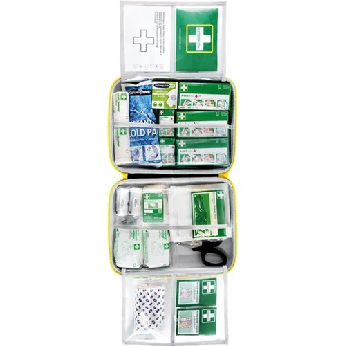 Cederroth Erste Hilfe Set large DIN 13157 - Praktisches Notfallset für schnelle Hilfe im Alltag, kompakt und gut organisiert für den Einsatz zuhause oder unterwegs. Ideal für jedes Zuhause oder Büro! Abmessungen: 310 x 247 x 80 mm (H/B/T).