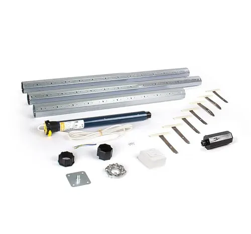 Motorisiertes Achsen-Set für Rollläden, 3,5 m – kabelgebundener Somfy®-Motor – 20 nm – Ø 60 mm