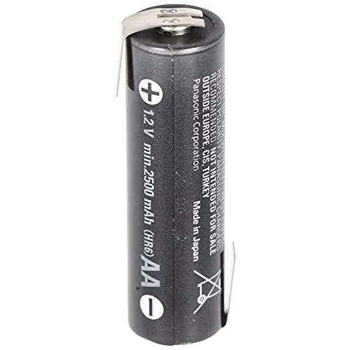 Ready2use AA 2500mAh Akku Mignon AA NiMH mit Lötfahne Z-Form 50,5x14,5mm