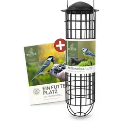 Wildtier Meisenknödelhalter 31 cm – Schwarz