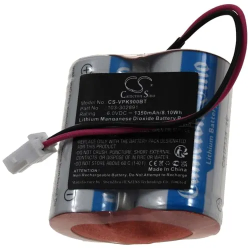 Powery Batterie für Visonic Typ GP2CR123A - 6V 1350mAh - Hochleistungsbatterie für Visonic, kompatibel mit Typ GP2CR123A, bietet zuverlässige Energieversorgung für Ihre Geräte.
