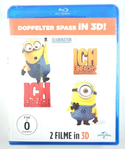 Ich - Einfach unverbesserlich 1&2 (3D Blu-ray) - NEU & OVP