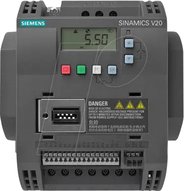 SINAMICS V20 Frequenzumrichter 0,37 kW mit Filter C3