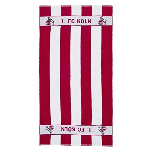 Koeln 1. FC Duschtuch Blockstreifen 70 x 140 cm