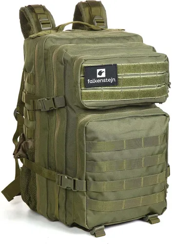 FALKENSTEJN Multifunktionsrucksack 45L - Robuster Rucksack für Freizeit, Outdoor und Schule, ergonomisches Design mit verstellbaren Schultergurten für höchsten Tragekomfort, erhältlich in mehreren Größen.