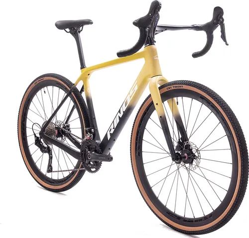 RINOS Carbon Gravel Bike Sandman7.0 Shimano GRX820 Schwarz/Gelb XS (50 cm)
