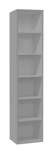 Mäusbacher Bücherregal Aktenregal OFFICE - Bücherregal aus Holzwerkstoff in grau, ideal für Büro und Home Office, bietet viel Stauraum und ist stabil mit einem Gewicht von 25 kg.