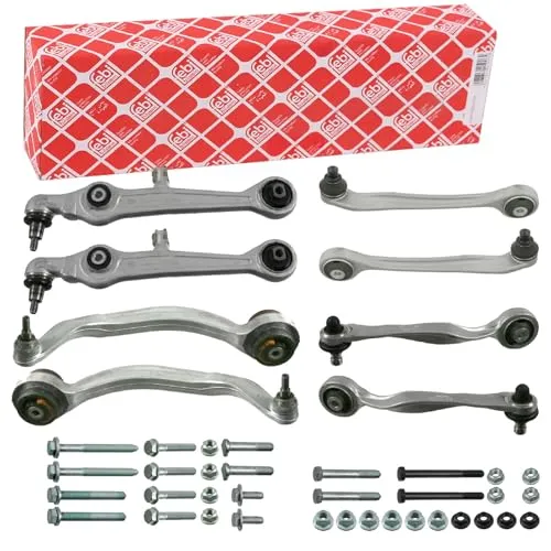FEBI BILSTEIN Reparatursatz Querlenker für SKODA VW AUDI 8D0498998B - Autoteile für Vorderachse rechts und links, robust und langlebig, ideal für eine zuverlässige Fahrzeugwartung.