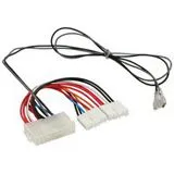 InLine Stromadapter intern, 20pol ATX-NT zu P8/P9 AT-Mainboard + Schalter, 0,2/0,8m