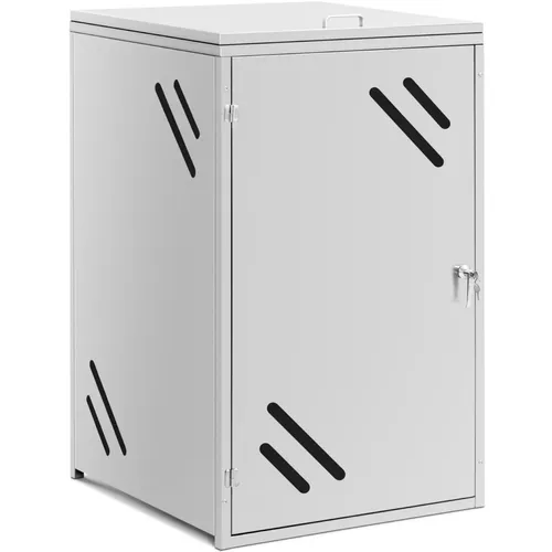Uniprodo Mülltonnenbox Edelstahl 240 l mit Schloss von UNIPRODO