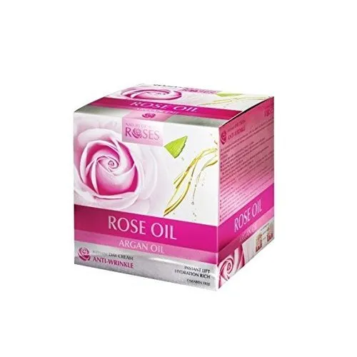 Intensive Anti-Falten Tagescreme mit Rose und Argan Öl
