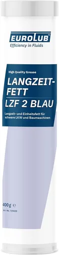 EUROLUB LANGZEITFETT LZF 2 BLAU 400 g Kartusche Schmierfett Mineralölbasis