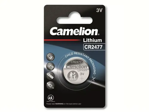 gws-powercell Camelion Lithium Knopfzelle CR2477 3 V Blister - Hochwertige Leistung, ergonomisches Design und ideale Qualität für zuverlässige Energieversorgung