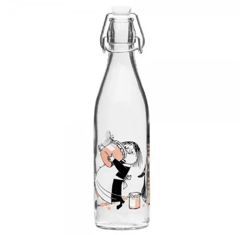 Muurla Kindergeschirr-Set Glasflasche Mumins Marmalade (0,5 L)