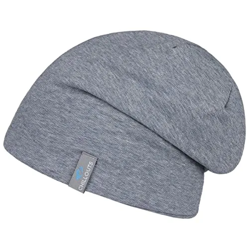 CHILLOUTS Tiflis Sommer Beanie Unisex - Stilvolle Strickmütze in Blau - Leichte und atmungsaktive Sommermütze für Herren und Damen. Handgefertigt aus hochwertigen Materialien für optimalen Tragekomfort. Einheitsgröße, ideal für Outdoor und Alltag.