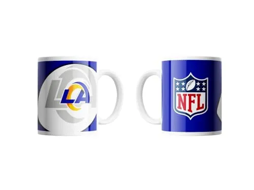 Los Angeles Rams NFL Tasse Becher mit Shadow Logo und Shield