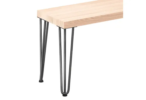 LAMO Manufaktur Sitzbank LSB (5-teilig, Massivholz) - Die LAMO Sitzbank ist ein stilvolles Möbelstück aus 100% Naturholz, das jedem Raum einen modernen industriellen Look verleiht. Ideal für Flur oder Esszimmer, einfach zu montieren und pflegeleicht.