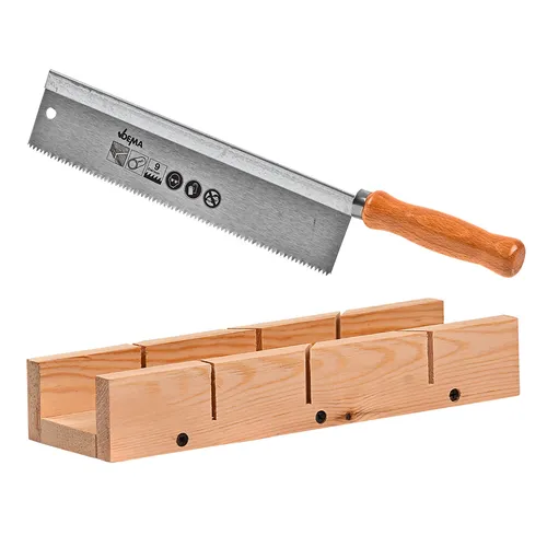 DEMA Feinsäge Gehrungssäge – präzise Handsäge mit Holzgriff