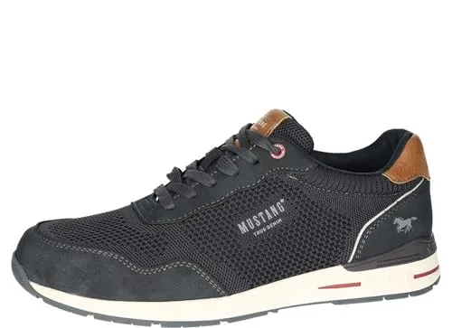 Mustang Herren Sneaker 4154-317, luftig und sportlich - Sneaker für Herren, ideal für Freizeit und Abenteuer, atmungsaktiv, leicht und rutschfest – der perfekte Begleiter für jede Herausforderung.