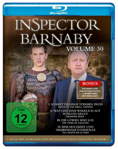 Blu-ray-Box * INSPECTOR BARNABY - VOLUME 30 - Box Set der beliebten Krimi-Serie, FSK 12, mit packenden Fällen und spannender Handlung auf Blu-ray