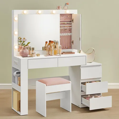 Schminktische Weiß von VASAGLE