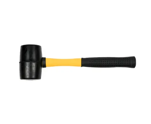 Gummihammer Hammer mit gummierter Griff  Ausbeulhammer Schonhammer 500g (D64)