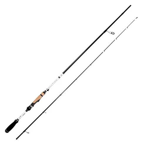 Monkey Lures Solution Contact 220cm Spinnrute - Angelrute zum Barschangeln mit 2-teiligem Design, leicht und feinfühlig für präzises Gummifischangeln, Wurfgewicht von 5-17g, ideal für anspruchsvolle Angler.