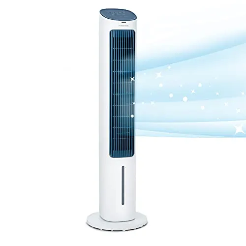 Klarstein 5-in-1 Mobil Klimagerät - Klimaanlage, Ventilator, Luftbefeuchter und Luftreiniger in einem - ideal für kleine Räume, energieeffizient und mit Fernbedienung für maximalen Komfort.