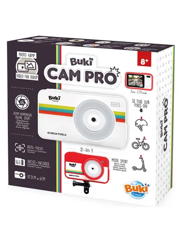 Buki France 2-in-1 Kinder-Kamera Weiß von Buki France