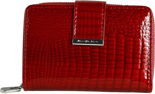 Jennifer Jones Damen Geldbörse mit RFID Blocker in rot von Jennifer Jones