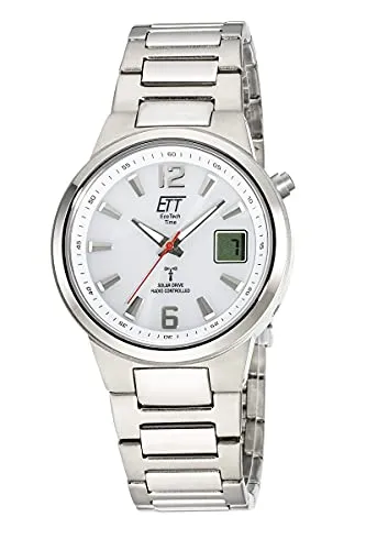 ETT EGT-11467-11M Solar Drive Funkuhr Everest II Titan Herrenuhr 41mm