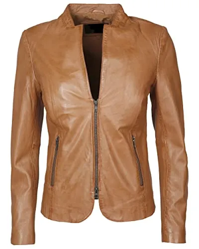 JCC Lederjacke LIDA Cognac 46 in braun von JCC